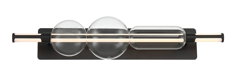 Lucent 34" Bath Vanity Light in Matte Black