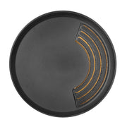 Flare Small Uni-Directional Well Light in Stainless Steel Black