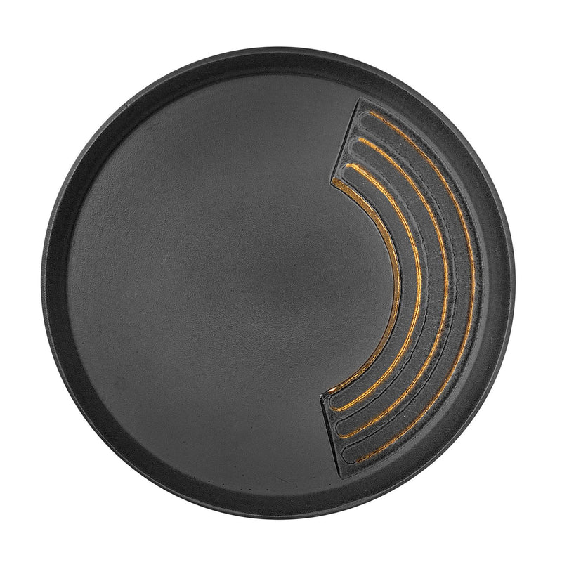 Flare Small Uni-Directional Well Light in Stainless Steel Black
