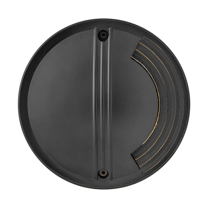 Flare Large Uni-Directional Well Light in Stainless Steel Black