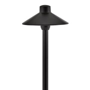 Hardy Island Large Standard Path Light in Brass Satin Black