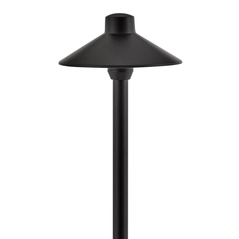 Hardy Island Large Standard Path Light in Brass Satin Black