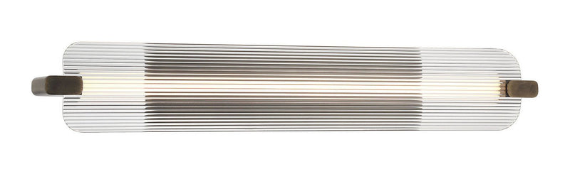 Neoness 34.2" Bath Vanity Light in Weathered Brass