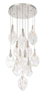 Jateo 16-Light 24" Cluster Pendant in Polished Nickel