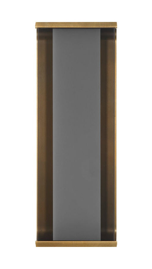 Dulton 14" Outdoor Wall Light in Antique Brass