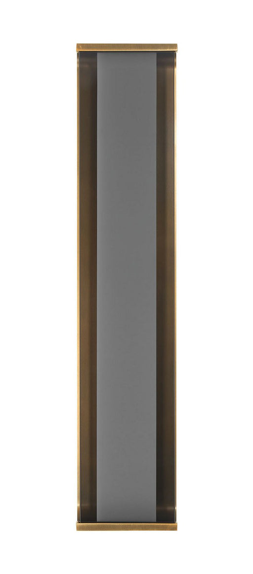 Dulton 24.4" Outdoor Wall Light in Antique Brass