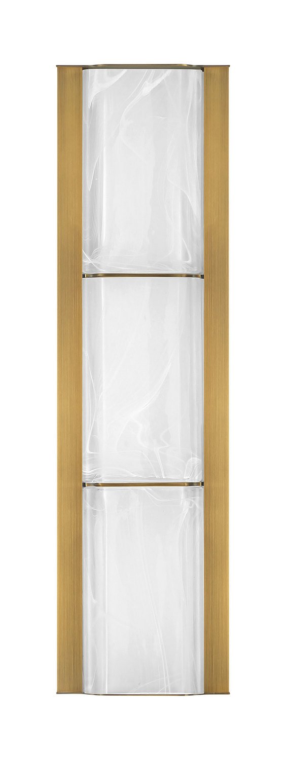 Gibraltar 18.25" Vanity Light in Antique Brass