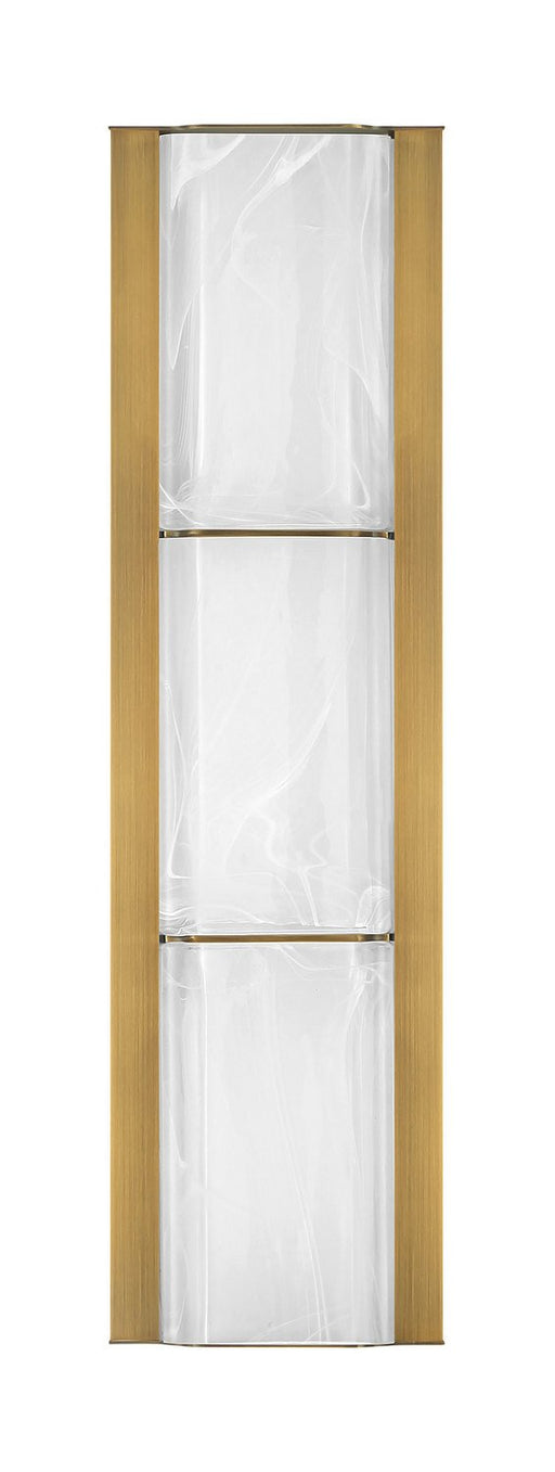 Gibraltar 18.25" Vanity Light in Antique Brass