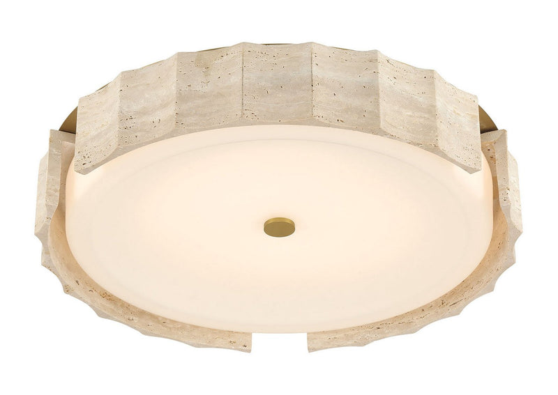 Roslington 23.75" LED Flush Mount in Gold
