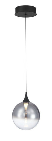 Iissa 6.25" Pendant in Matte Black