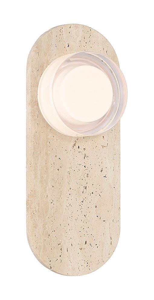 Sternn 15" Outdoor Wall Light in Travertine