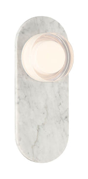 Sternn 15" Outdoor Wall Light in Marble White