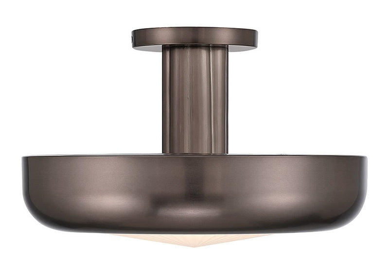Macey 16" Semi-Flush Mount in Harlow Bronze