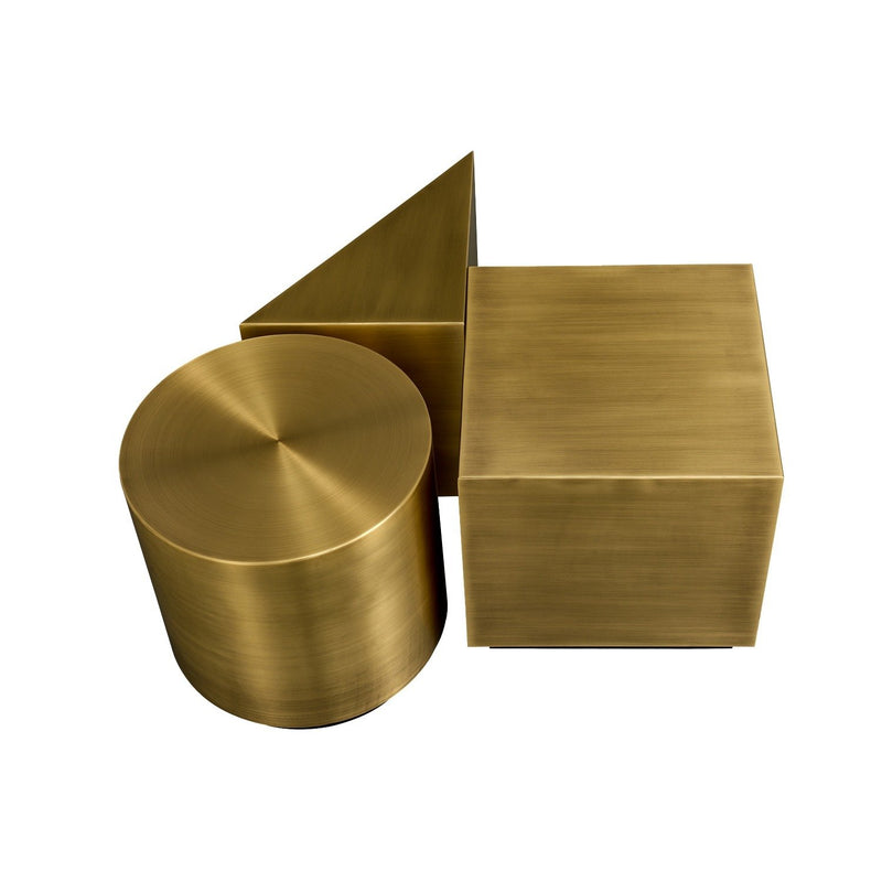 Forme Accent Table in Satin Bronze