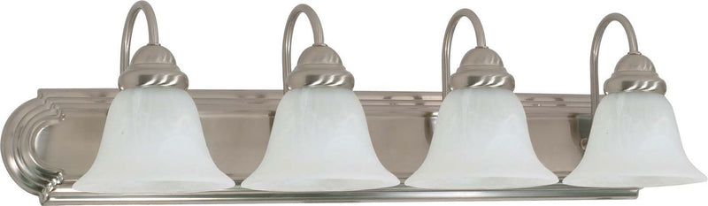 Ballerina 4-Light Bath Vanity Light in Brushed Nickel