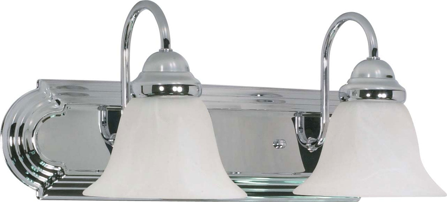 Ballerina 2-Light 18" Vanity in Polished Chrome