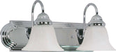 Ballerina 2-Light 18" Vanity in Polished Chrome