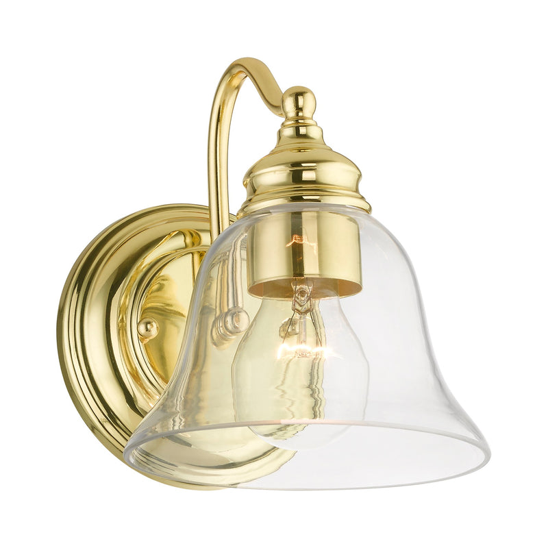 Moreland Wall Sconce in Polished Brass