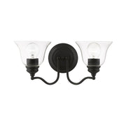 Moreland 2-Light Bath Vanity Light in Black