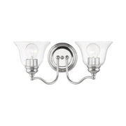 Moreland 2-Light Bath Vanity Light in Polished Chrome