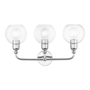 Downtown 3-Light Bath Vanity Light in Polished Chrome