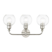 Downtown 3-Light Bath Vanity Light in Brushed Nickel