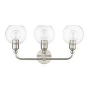 Downtown 3-Light Bath Vanity Light in Brushed Nickel