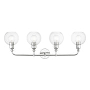 Downtown 4-Light Bath Vanity Light in Polished Chrome