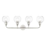 Downtown 4-Light Bath Vanity Light in Brushed Nickel