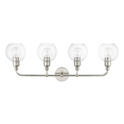 Downtown 4-Light Bath Vanity Light in Brushed Nickel