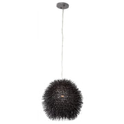 Urchin 9" Mini Pendant in Black