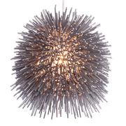 Urchin 9" Mini Pendant in Painted Chrome
