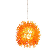 Urchin 9" Mini Pendant in Electric Pumpkin