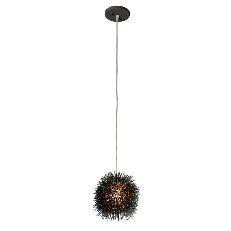 Urchin 6.25" Mini Pendant in Black