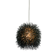 Urchin 6.25" Mini Pendant in Black