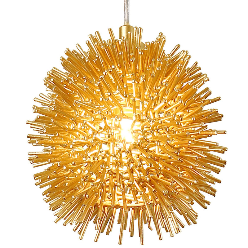 Urchin 6.25" Mini Pendant in Gold