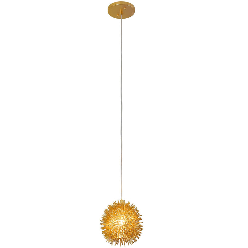 Urchin 6.25" Mini Pendant in Gold