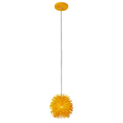 Urchin 6.25" Mini Pendant in Un-Mellow Yellow