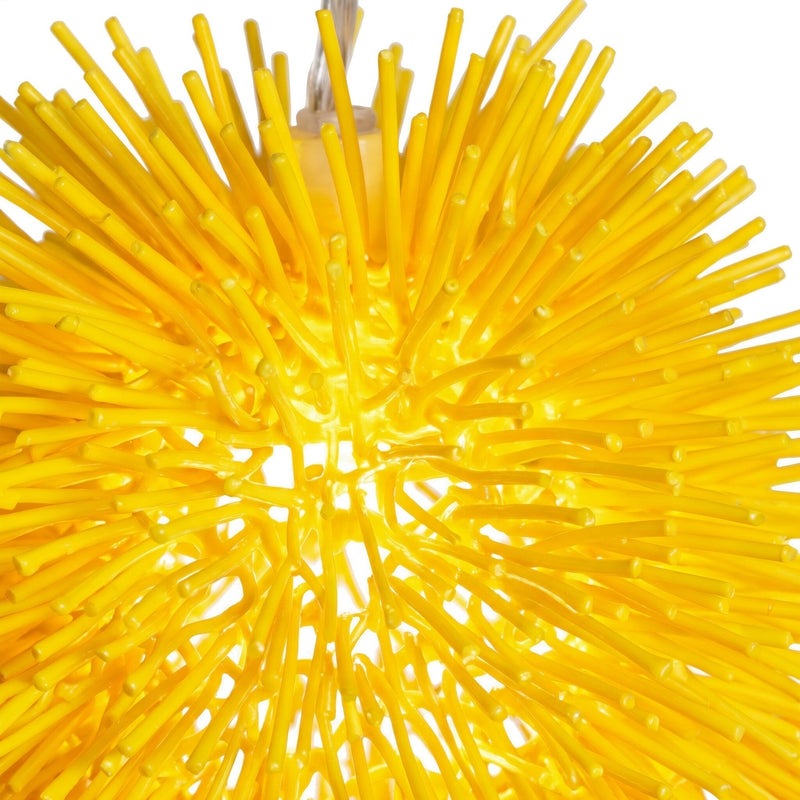 Urchin 9" Mini Pendant in Un-Mellow Yellow