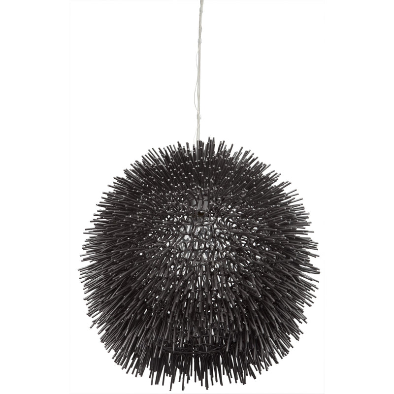 Urchin 13" Pendant in Black