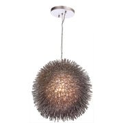 Urchin 13" Pendant in Painted Chrome