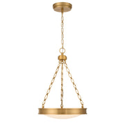 Cameron 17" Pendant in Brushed Champagne Brass