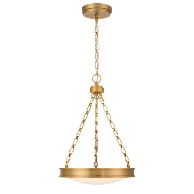 Cameron 17" Pendant in Brushed Champagne Brass