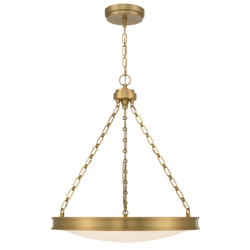 Cameron 24" Pendant in Brushed Champagne Brass