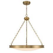 Cameron 30" Pendant in Brushed Champagne Brass