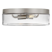 Rhett 2-Light Flush Mount in Brushed Nickel
