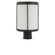 Luning Outdoor Post Light in Textured Black