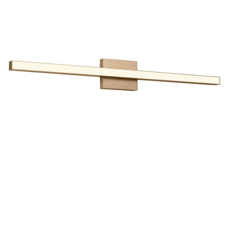 Marque 36" Bath Vanity Light in Satin Brass