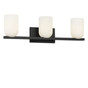 Neblina 3-Light Bath Vanity Light in Midnight Black
