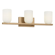 Neblina 3-Light Bath Vanity Light in Satin Brass